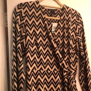 NWT INC INTERNATIONAL CONCEPT LONG SLEEVE THIN SUMMER DRESS